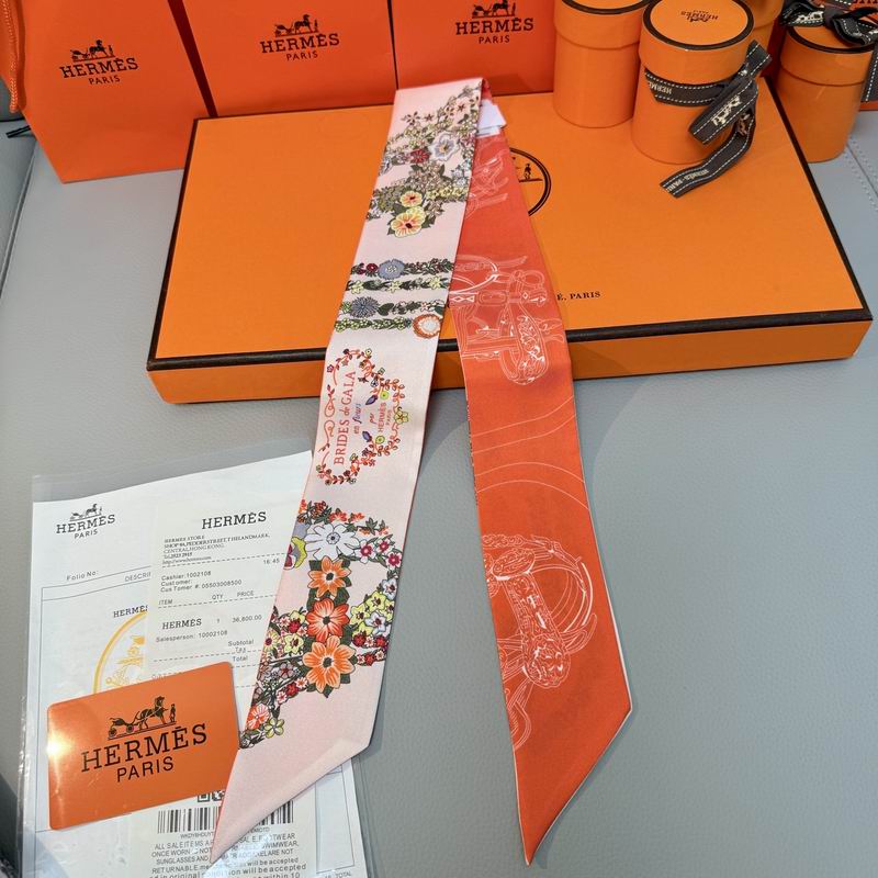 Hermes silk ribbon 5X86.5cm E09 (18)