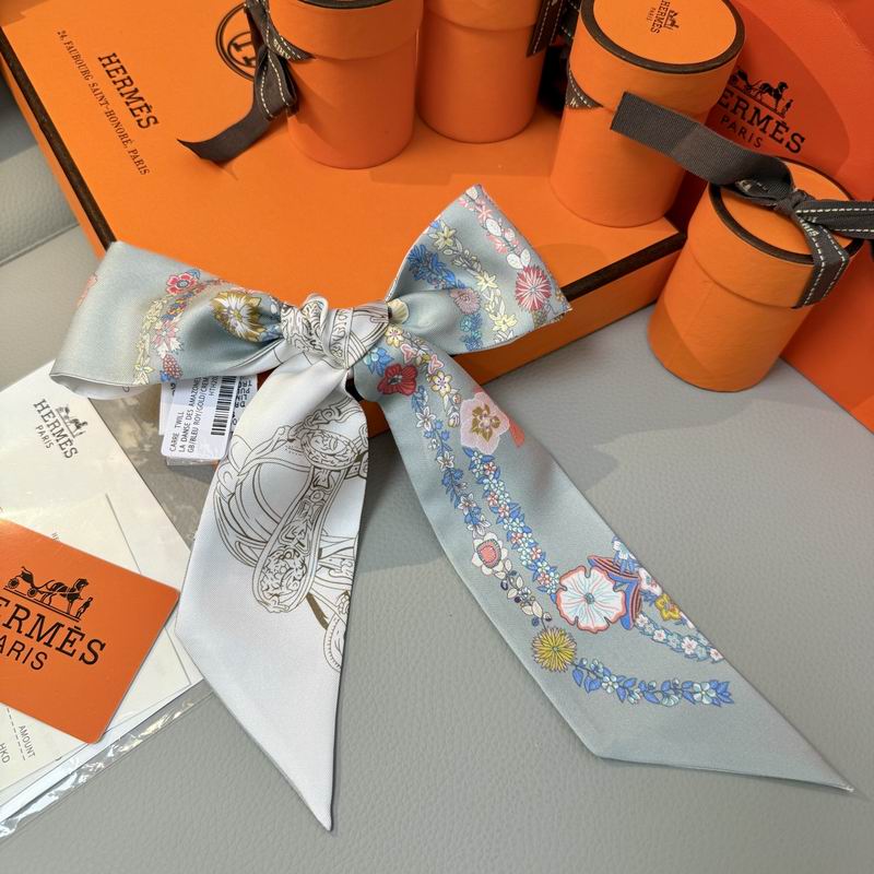 Hermes silk ribbon 5X86.5cm E09 (31)