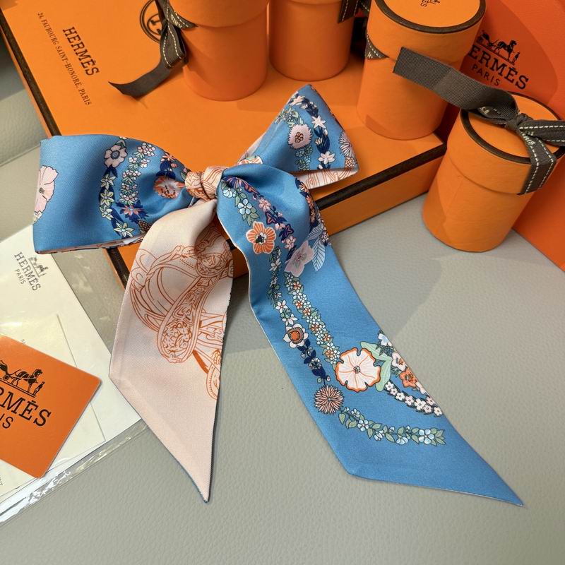 Hermes silk ribbon 5X86.5cm E09 (42)