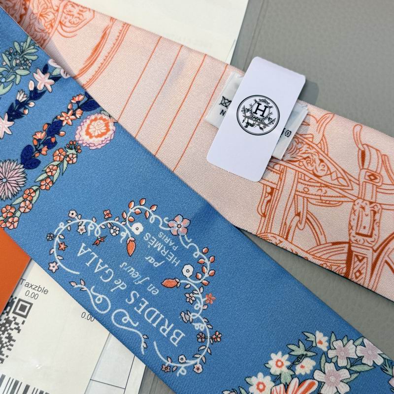 Hermes silk ribbon 5X86.5cm E09 (44)