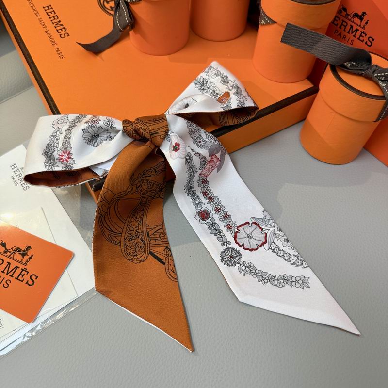 Hermes silk ribbon 5X86.5cm E09 (53)