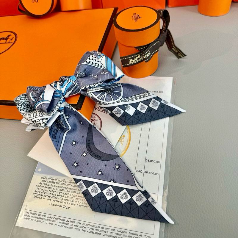 Hermes silk ribbon 5X86cm E10 (12)