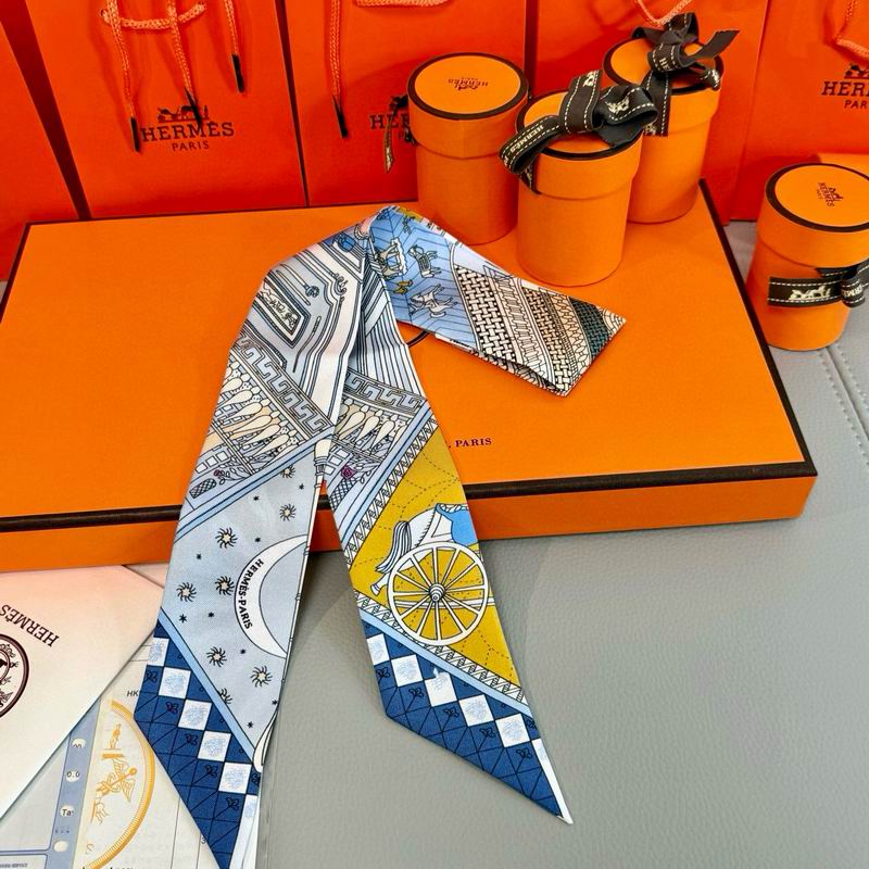 Hermes silk ribbon 5X86cm E10 (24)