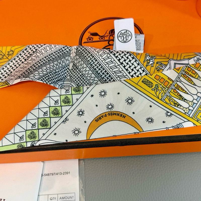 Hermes silk ribbon 5X86cm E10 (3)