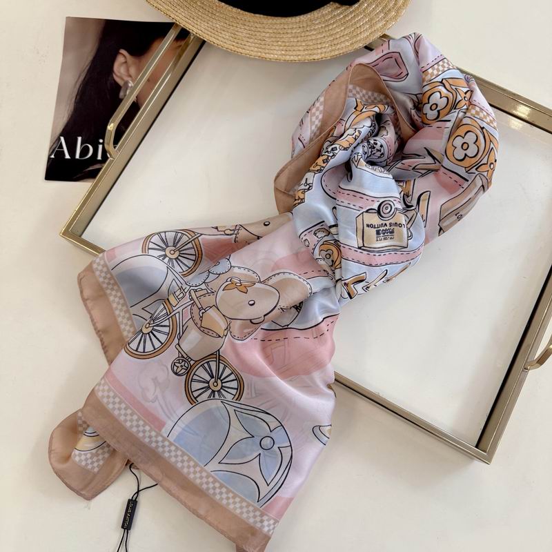 LV silk Scarf 90-180cm E03 (1)