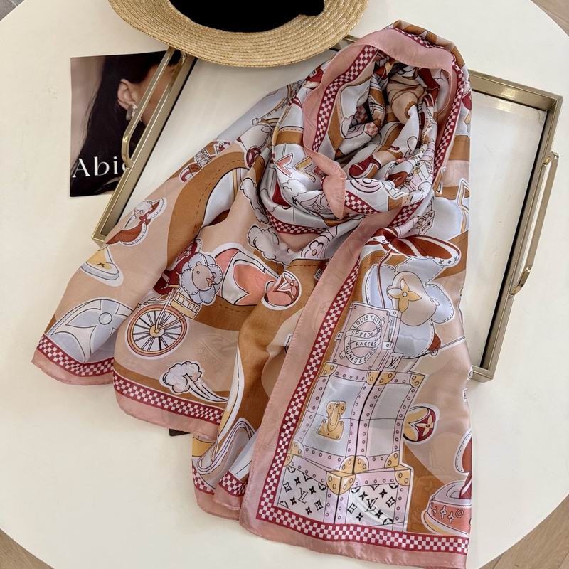 LV silk Scarf 90-180cm E03 (10)