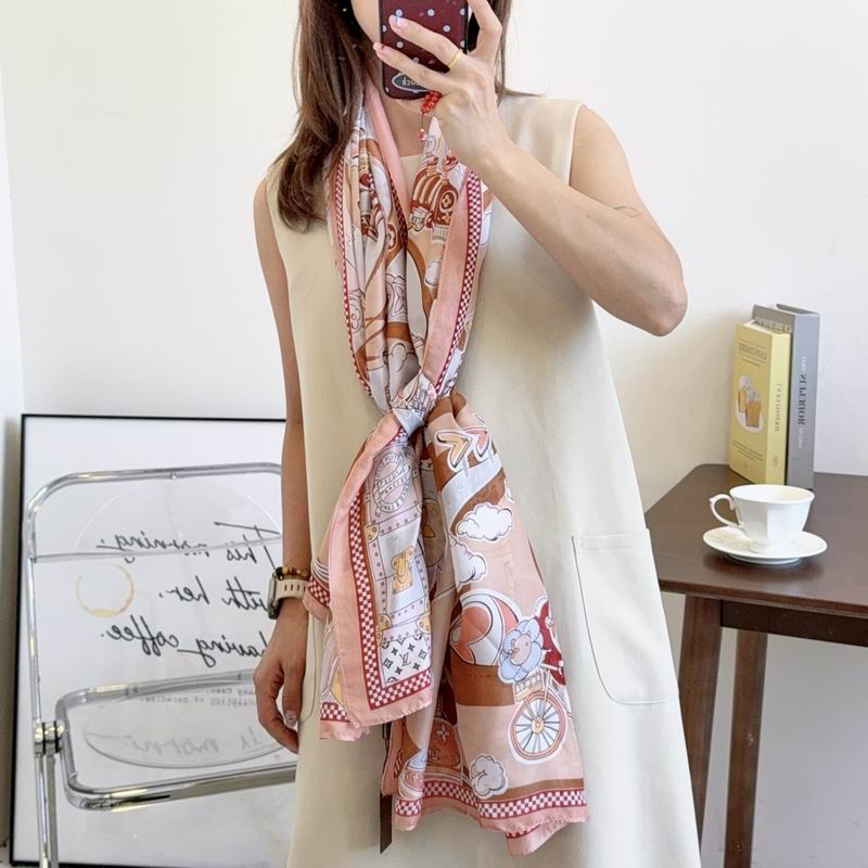 LV silk Scarf 90-180cm E03 (12)