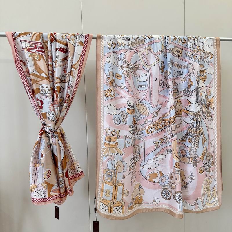 LV silk Scarf 90-180cm E03 (15)