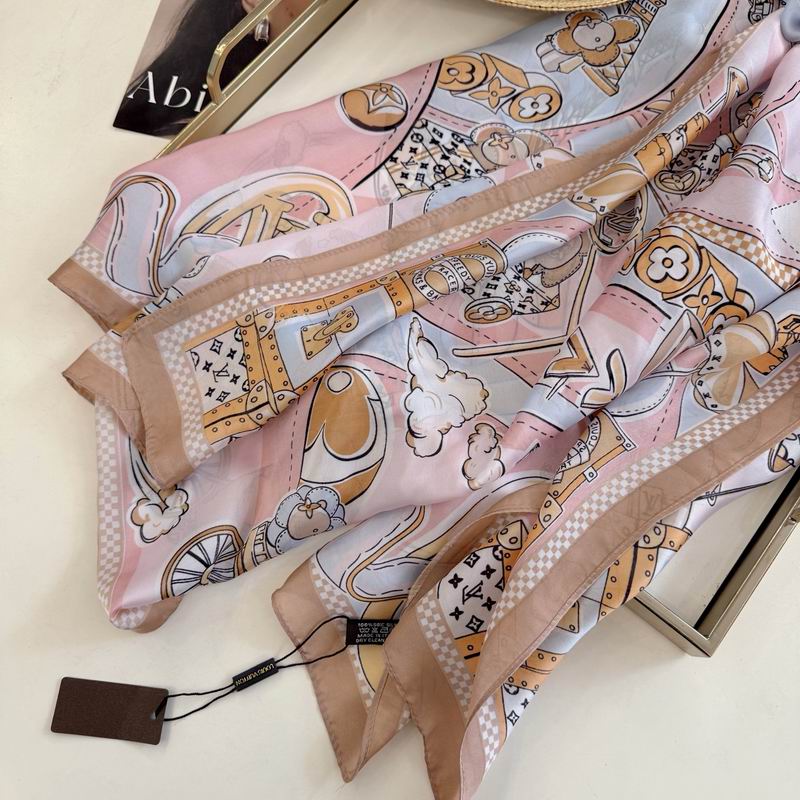 LV silk Scarf 90-180cm E03 (3)