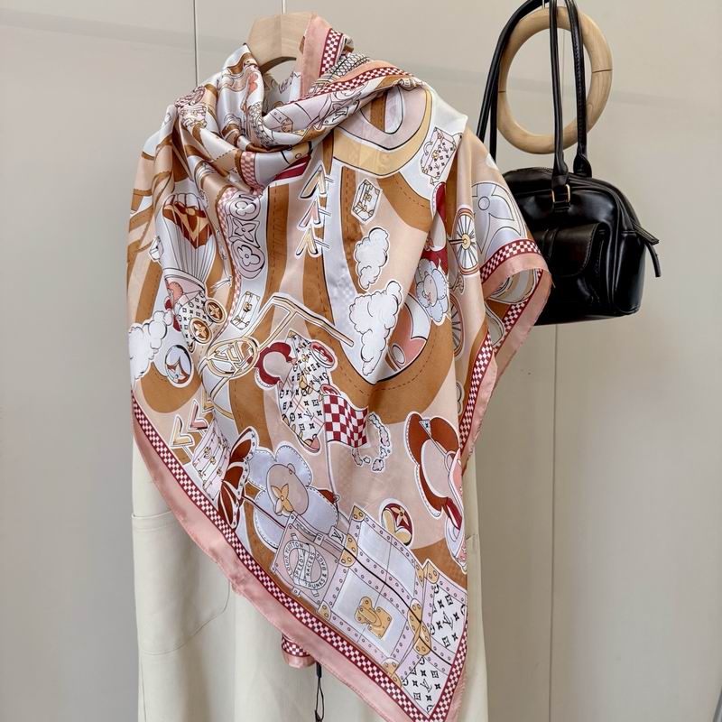 LV silk Scarf 90-180cm E03 (8)