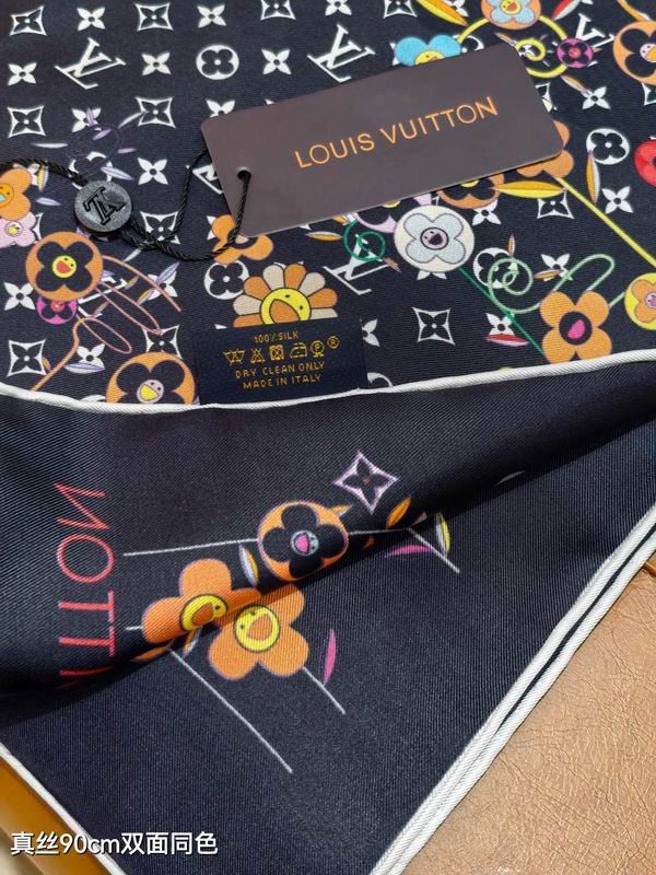 LV silk Scarf 90X90cm E032923 (4)