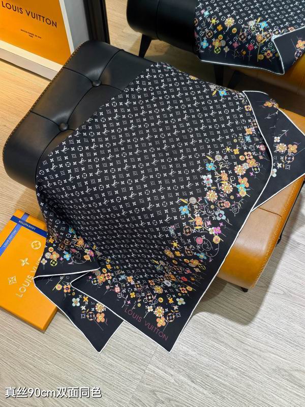 LV silk Scarf 90X90cm E032923 (6)