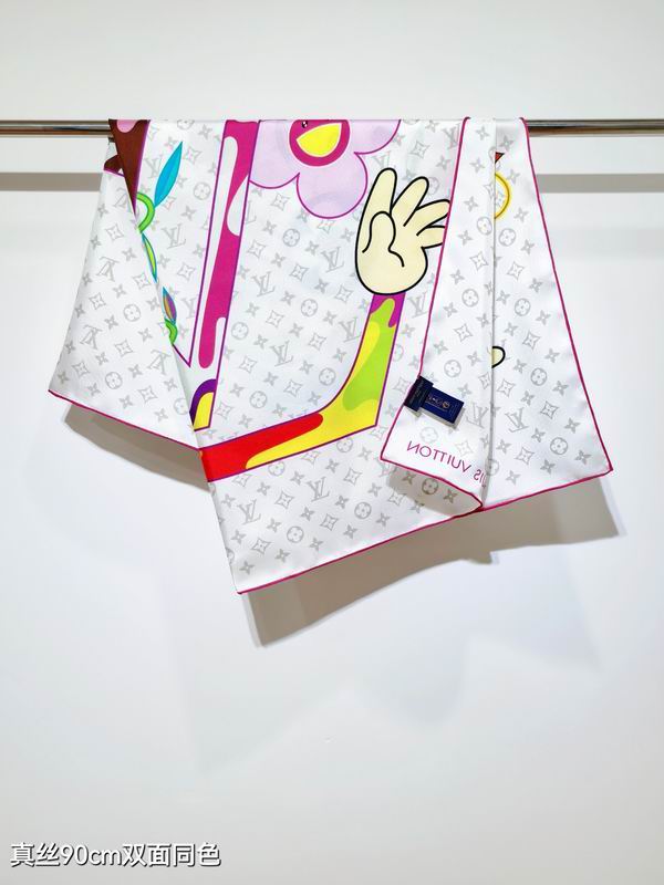 LV silk Scarf 90X90cm E04 (11)
