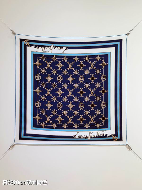 LV silk Scarf 90X90cm E25 (24)