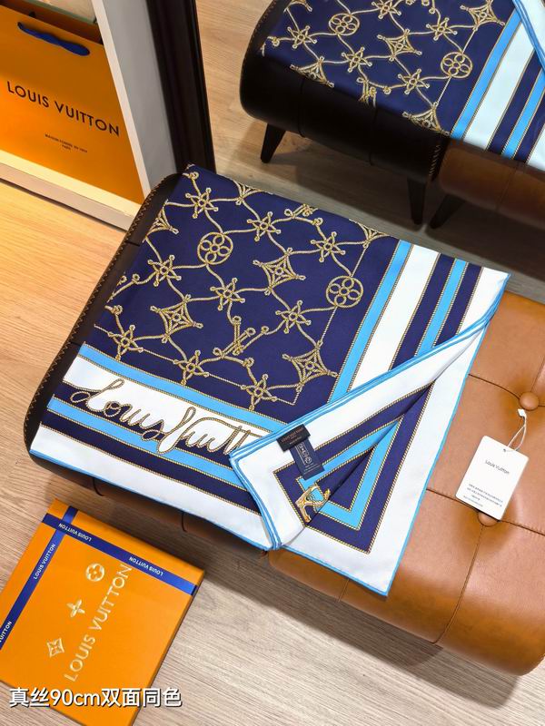 LV silk Scarf 90X90cm E25 (25)