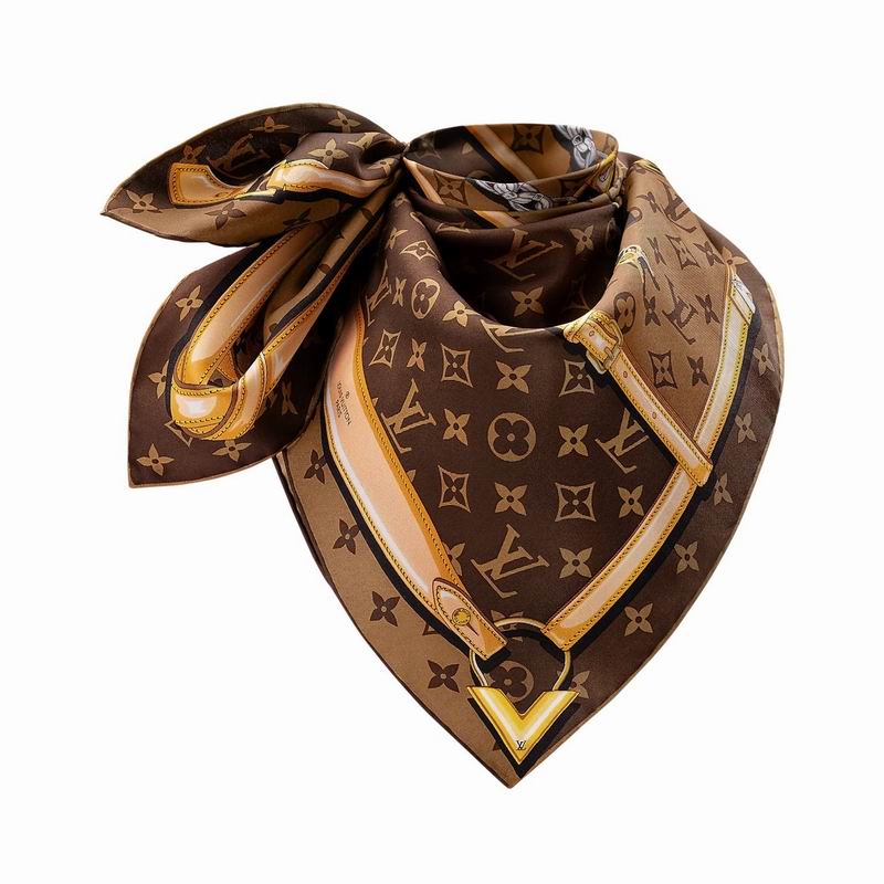 LV silk Scarf 90X90cm E29 (12)