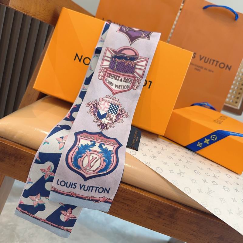 LV silk ribbon 8X120cm E12 (1)