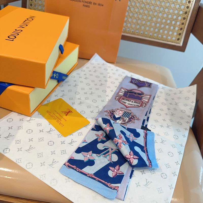 LV silk ribbon 8X120cm E12 (5)