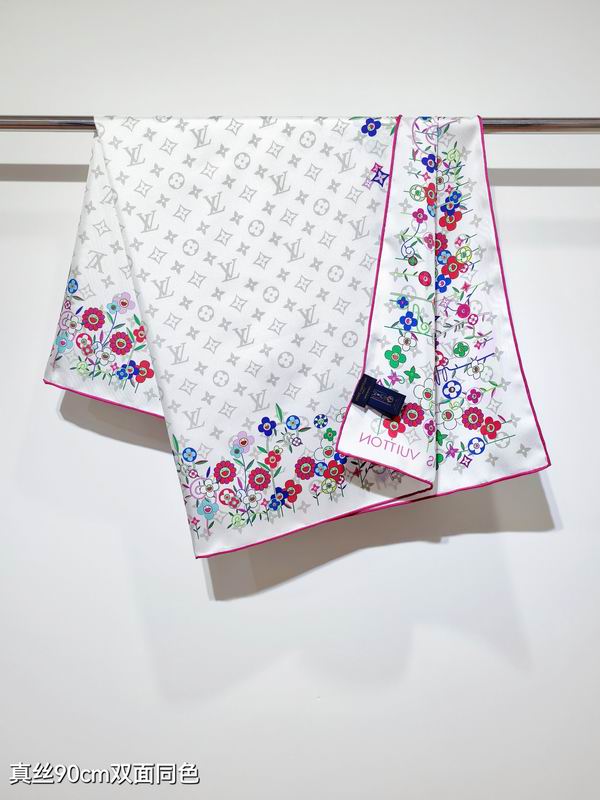 LV silk scarf 90X90cm E032923 (3)
