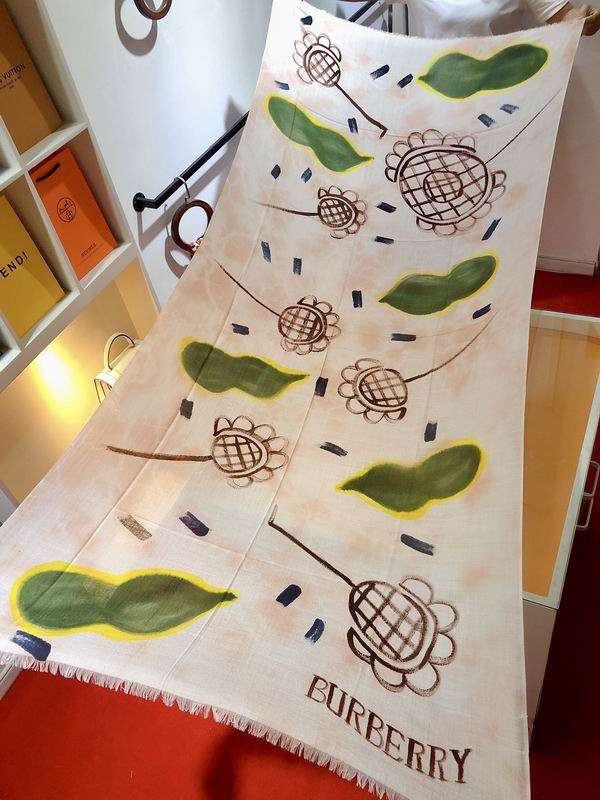 Burberry scarf 100X200cm 100%羊绒 E168 (8)