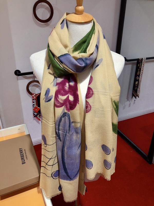 Burberry scarf 100X200cm 100%羊绒 E169 (2)