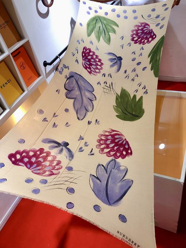 Burberry scarf 100X200cm 100%羊绒 E169 (8)