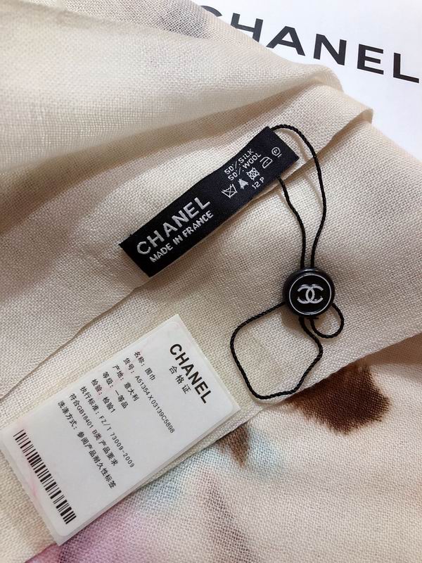 Chanel scarf 70X200cm 50%羊毛50%真丝 E171 (7)