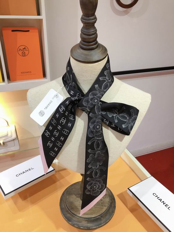 Chanel silk ribbon 6X120cm E84 (1)