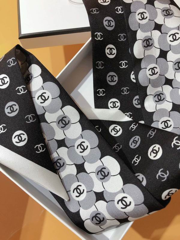 Chanel silk ribbon 6X120cm E85 (10)