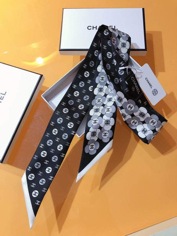 Chanel silk ribbon 6X120cm E85 (12)