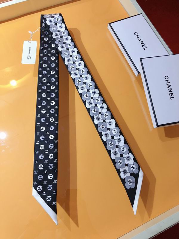 Chanel silk ribbon 6X120cm E85 (14)