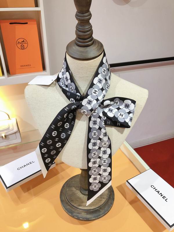 Chanel silk ribbon 6X120cm E85 (9)