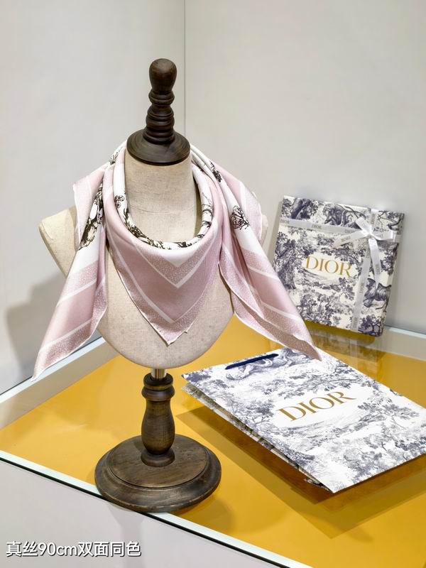 Dior silk Scarf 90X90cm E113 (11)