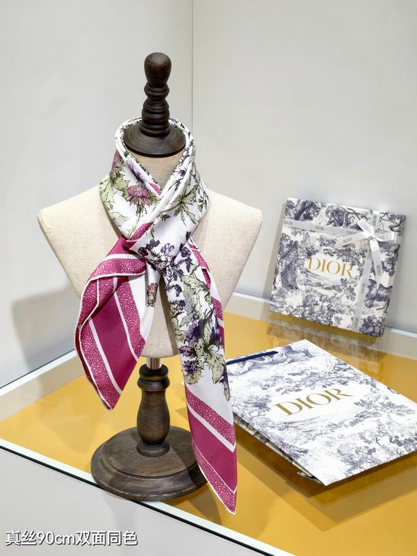 Dior silk Scarf 90X90cm E113 (2)