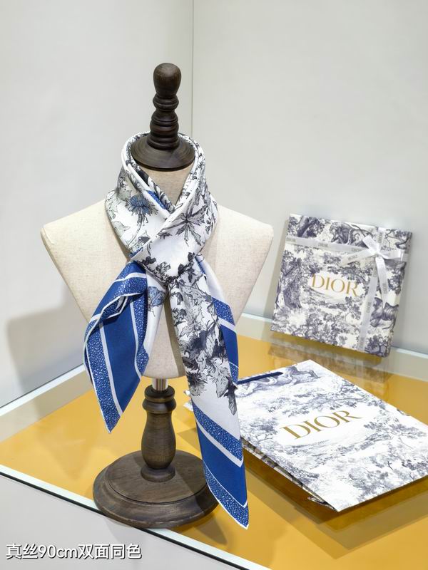 Dior silk Scarf 90X90cm E113 (20)