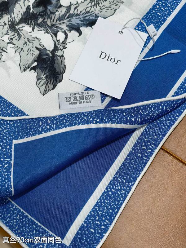 Dior silk Scarf 90X90cm E113 (24)