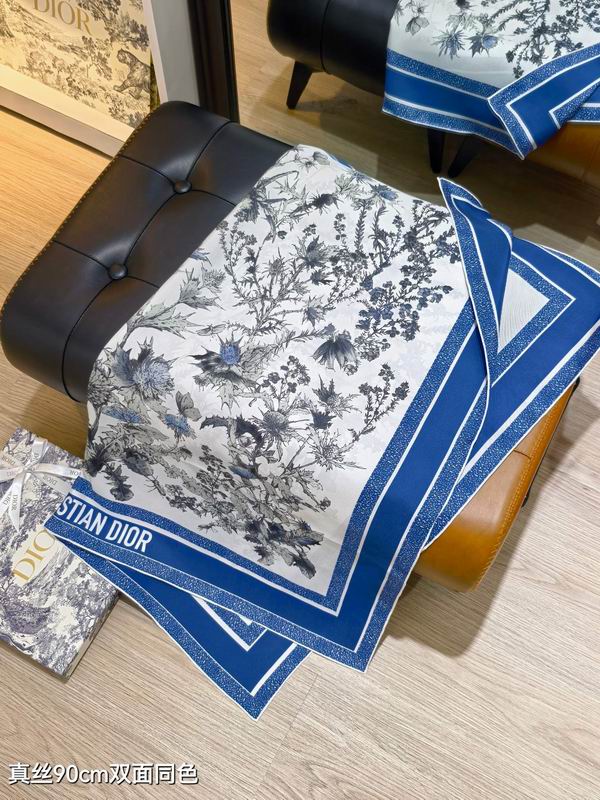 Dior silk Scarf 90X90cm E113 (25)
