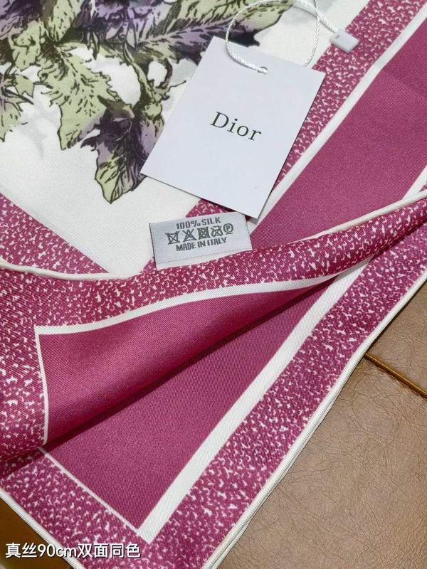 Dior silk Scarf 90X90cm E113 (5)