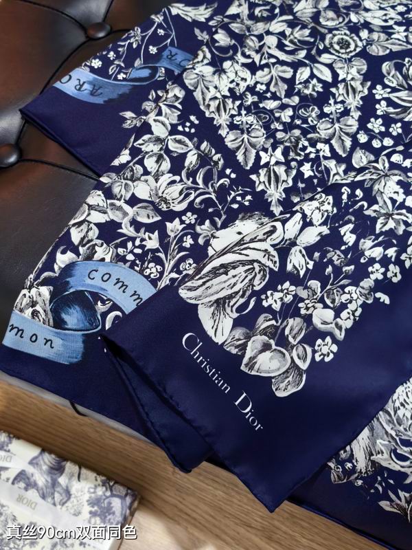 Dior silk Scarf 90X90cm E114 (15)