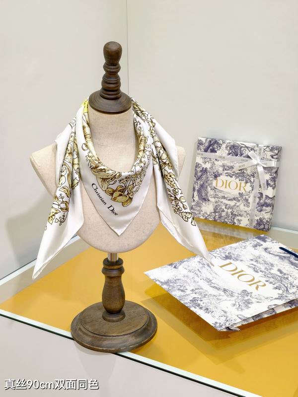 Dior silk Scarf 90X90cm E114 (31)