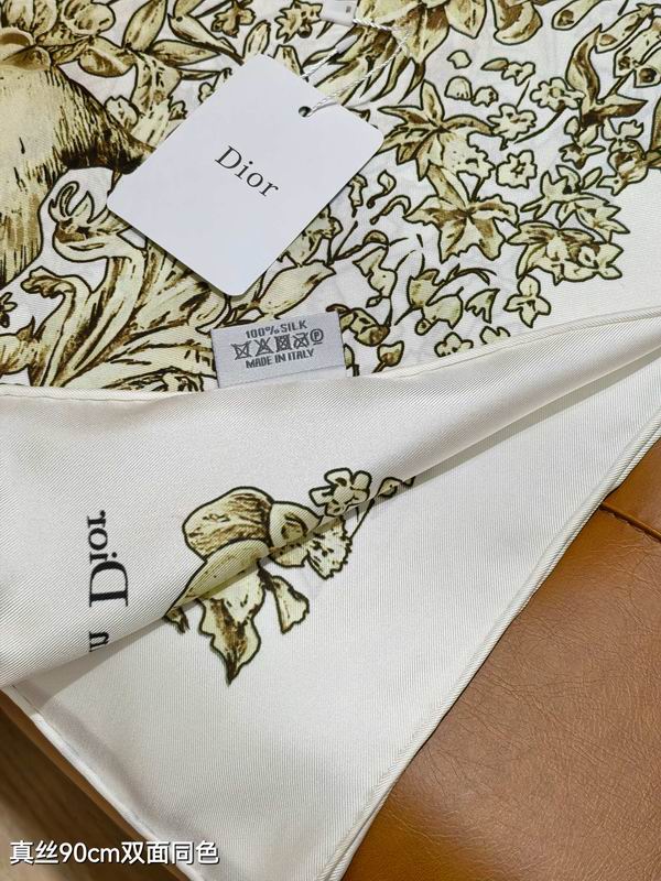 Dior silk Scarf 90X90cm E114 (33)