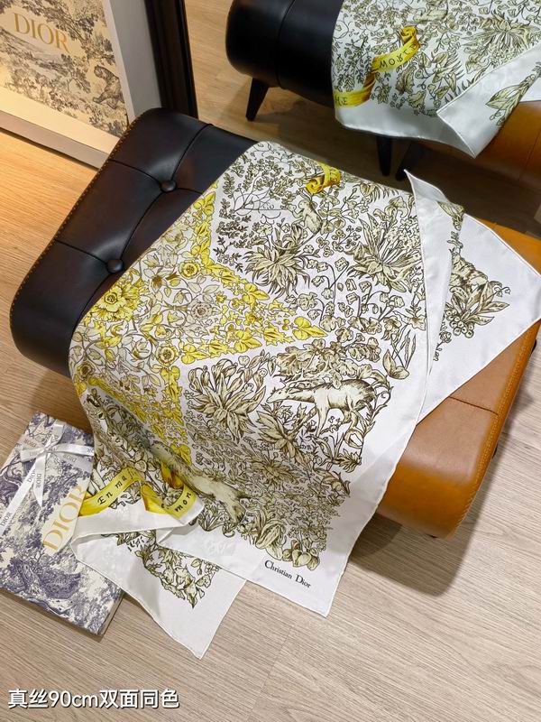 Dior silk Scarf 90X90cm E114 (35)