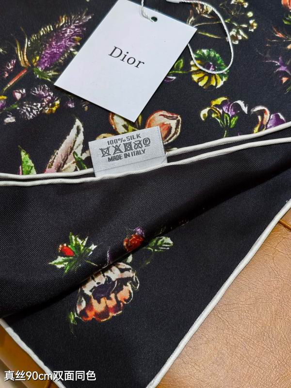 Dior silk Scarf 90X90cm E115 (23)