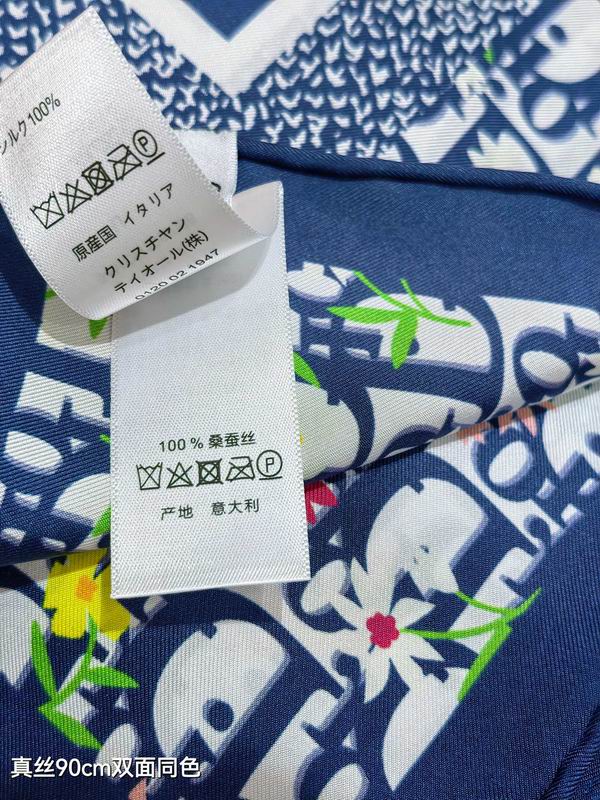 Dior silk Scarf 90X90cm E200 (4)