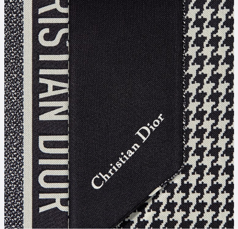 Dior silk ribbon 6X105cm E84 (2)