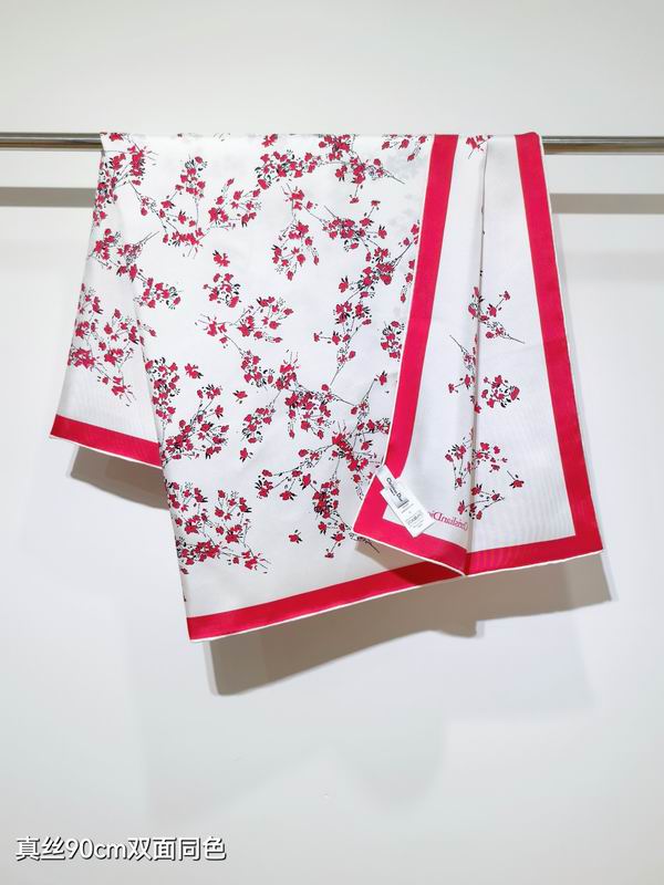 Dior silk scarf 90X90cm E04 (3)