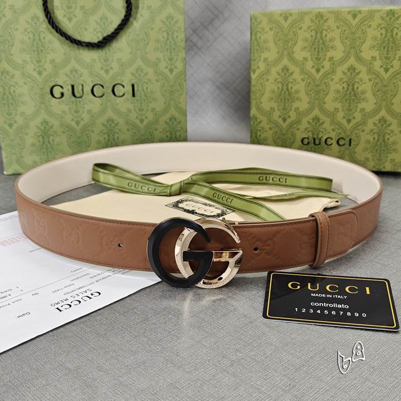 Gucci belt 38mmX90-125cm lb (18)