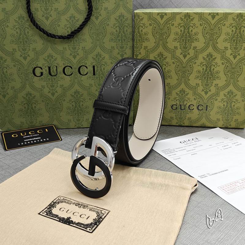 Gucci belt 38mmX90-125cm lb (22)
