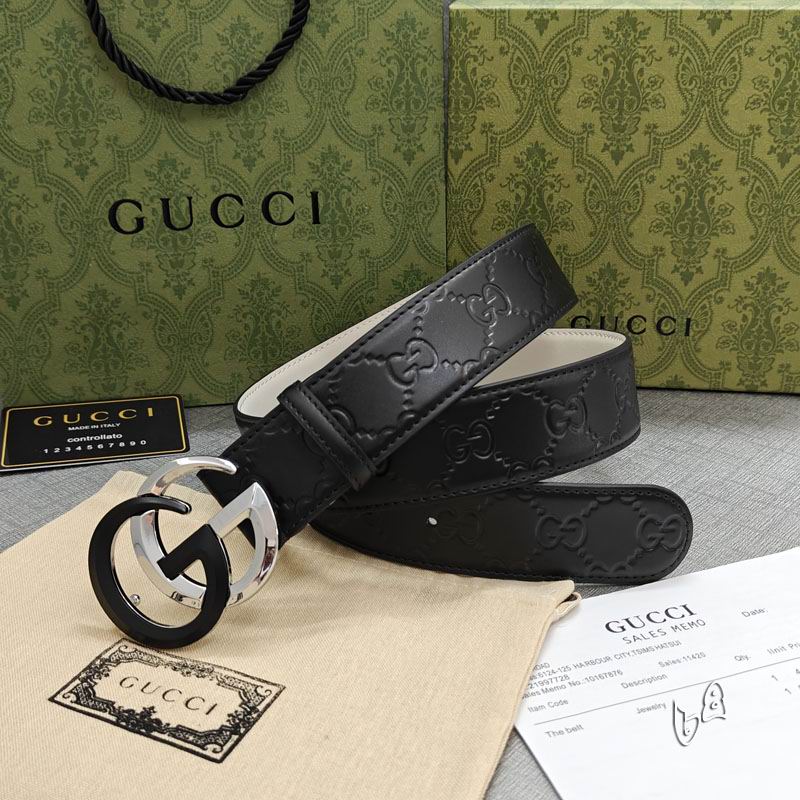 Gucci belt 38mmX90-125cm lb (23)