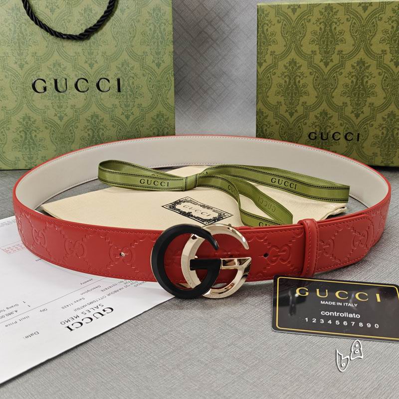 Gucci belt 38mmX90-125cm lb (24)